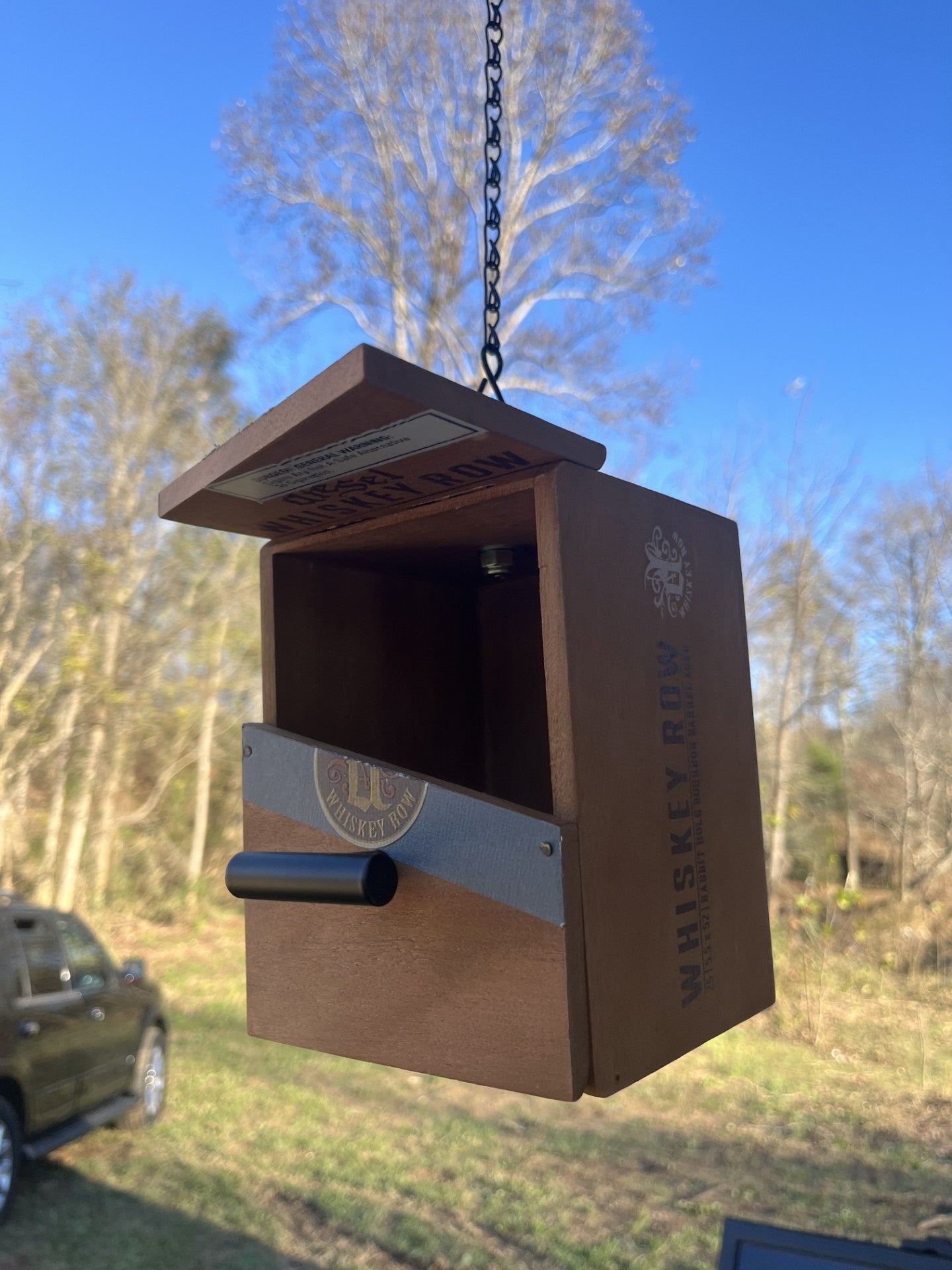 Cigar Box Birdhouse - Diesel Whiskey Row Cigar Box