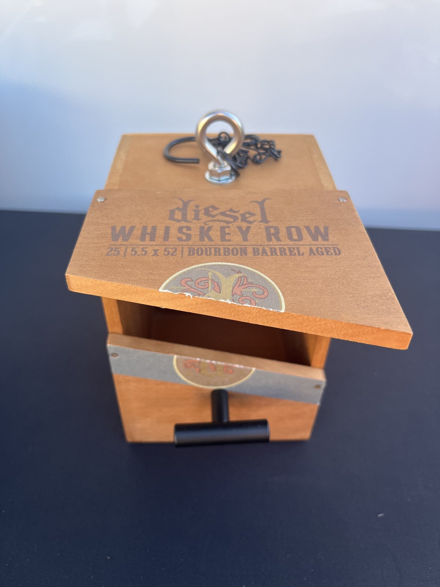 Cigar Box Birdhouse - Diesel Whiskey Row Cigar Box